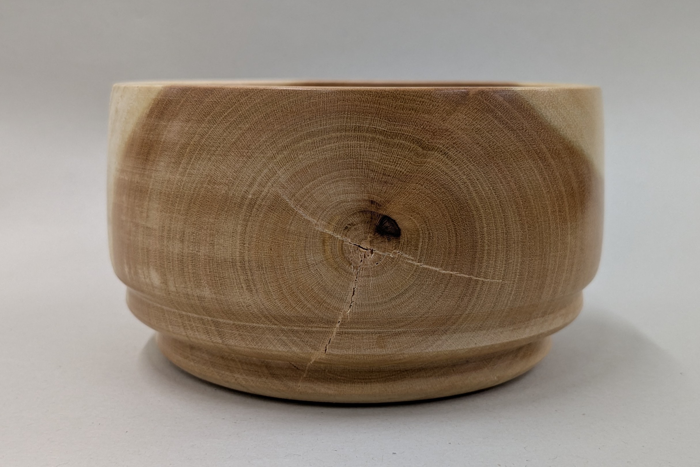 Front of bowl made from chery wood